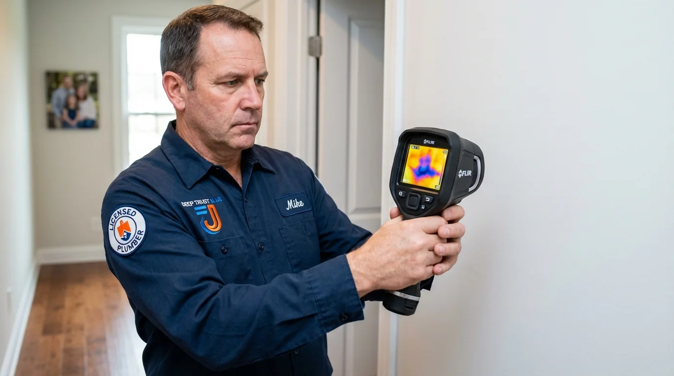 Thermal imaging leak detection by Johns Plumbing LLC in Mountain Home